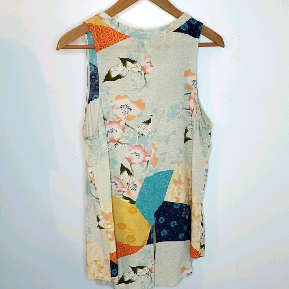 Sanctuary Patchwork Sleeveless Blouse - image 5